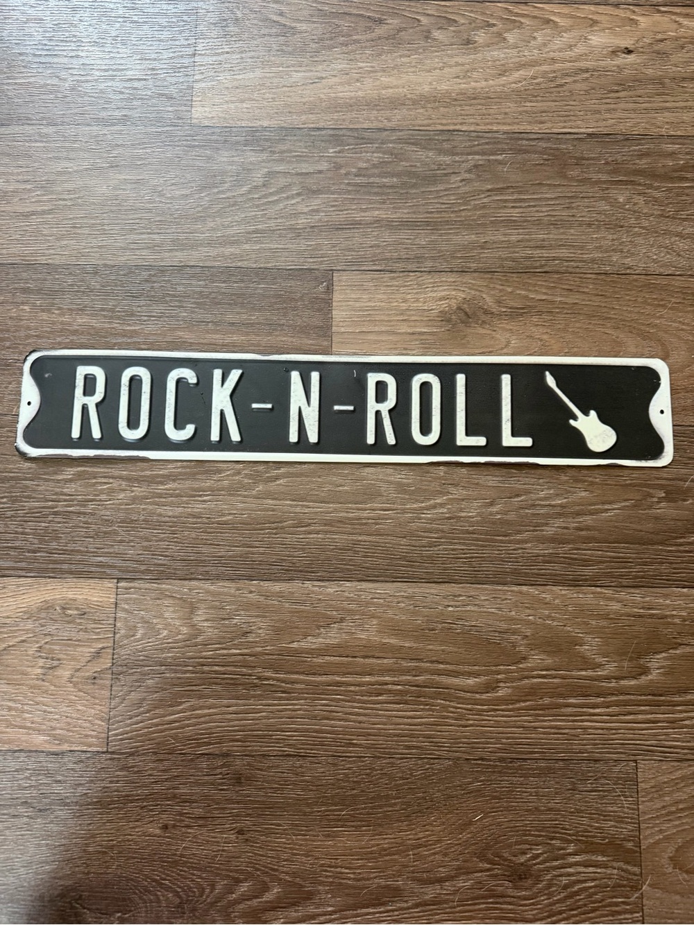 Vintage Style Metal Street Sign “Rock & Roll”